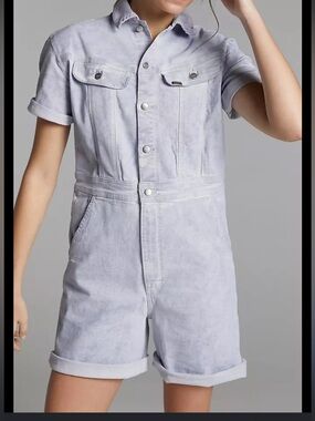 Lee Acid-Wash Denim Short Overalls |
Anthropologie